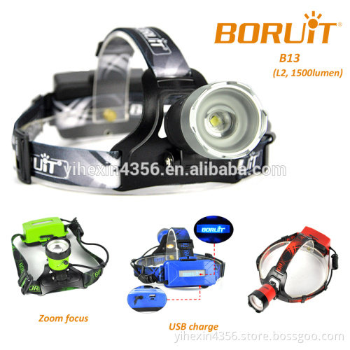 New Cree L2 High Power Zoom Headlamp
